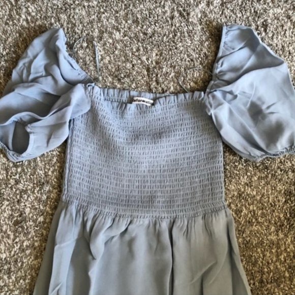 Sale🌈Reformation Meadow Dress - Mineral - Picture 5 of 7